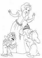 kolorowanki Królewna Śnieżka Disney, malowanka do wydruku dla dzieci numer  54